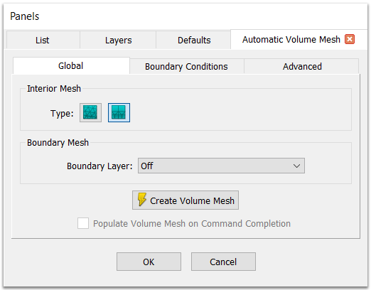 Automatic Volume Mesh: Use Existing Boundaries