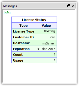 File, License, Query License Status