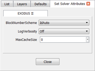 CAE, Solver Attributes, Exodus II
