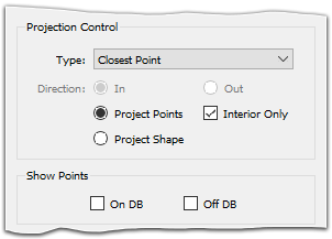 Project Panel: Project Points Option