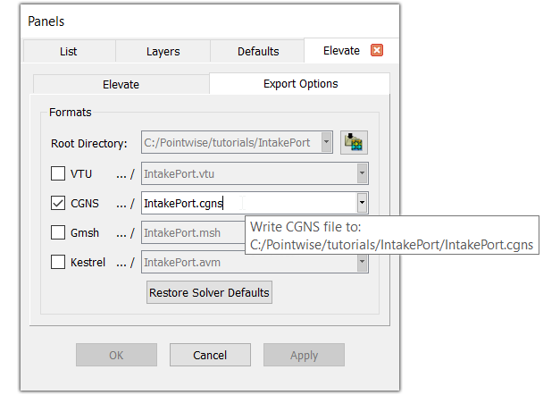 Tooltip displays full path: root directory
                                               and filename.